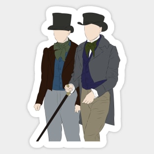 Emily and Sue - Dickinson Sticker